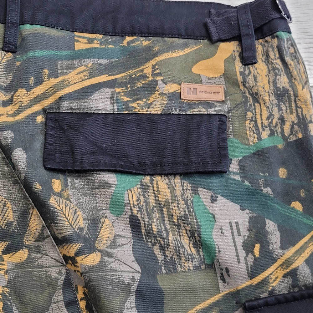 🪖Monet Skateboard Pants Mens 34 (fits 38x30) Camo Cargo Streetwear Baggy NWOT - Picture 8 of 16